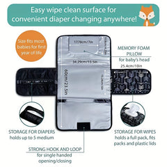 Baby Outdoor Foldable Changing Pad Baby Travel Portable Diaper Pad