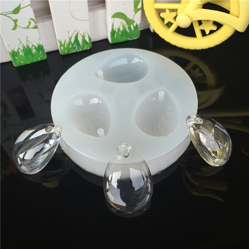 Silicone Pendant Water Drop Mold Resin Craft Jewelry Making Tool