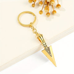 Small Rapier Metal Keychain for Men Backpack
