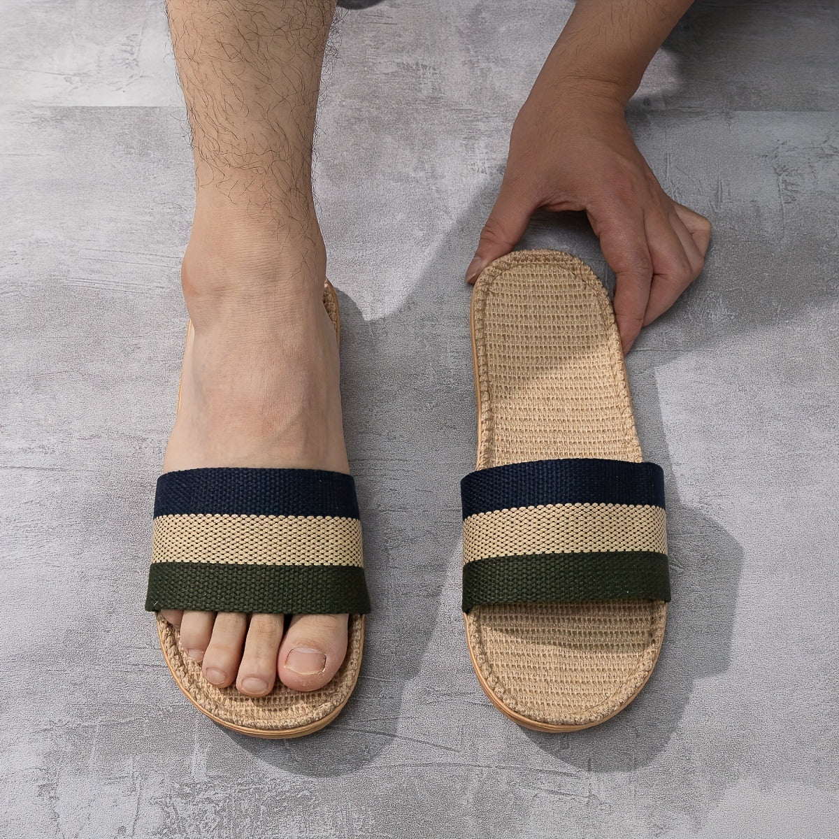 Men's Slip On Slides Assorted Colors Slippers