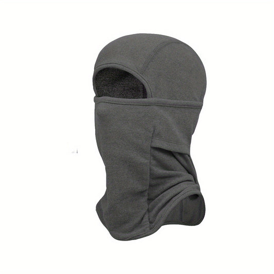 Winter Warm Balaclava Face Cover Neck Scarf Windproof Thickened Fleece Hood