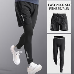 Men's Quick Drying Drawstring Shorts & Leggings for Summer Gym Workout
