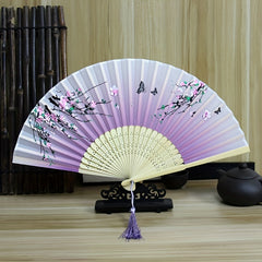Chinese Dance Fan Silk Gift Fan For Men And Women