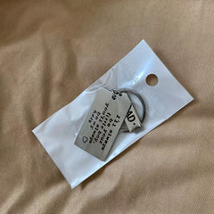 Dad Keychain Pendant Personalized Gift from Son or Daughter