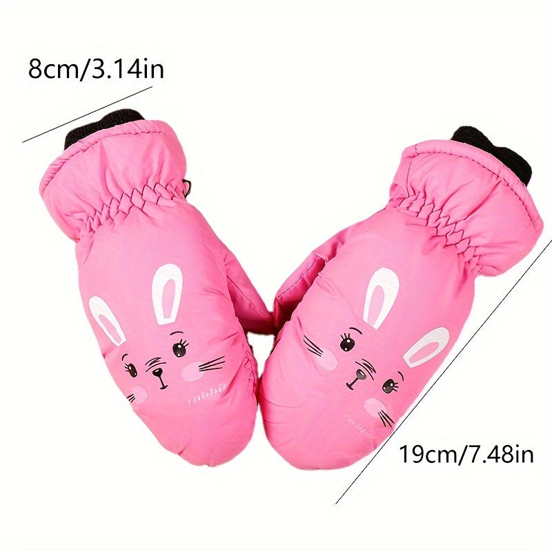 Winter Warm Skiing Gloves Waterproof Snow Playing Gloves