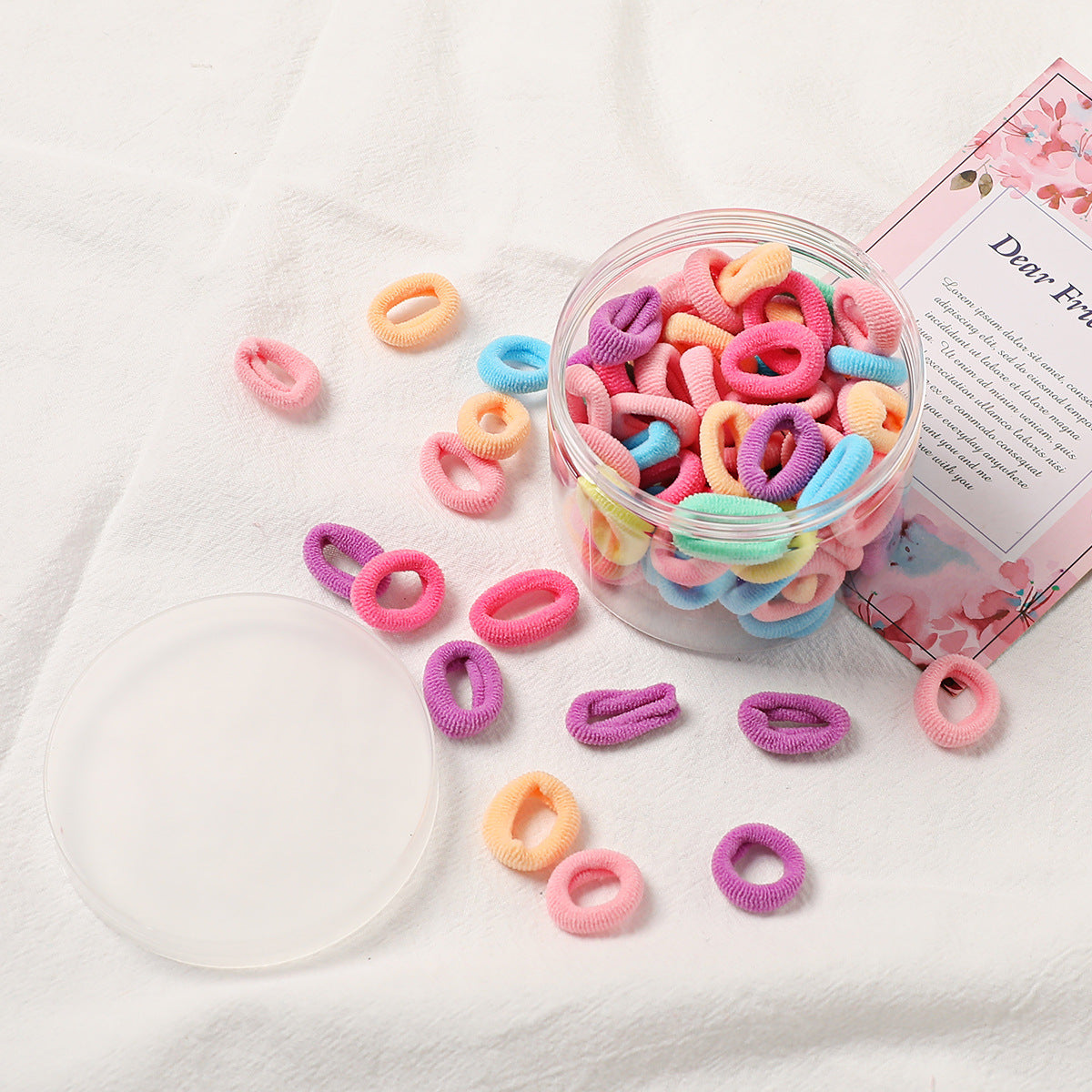 100pcs High Stretch Hair Rope Hair Bands for Girls