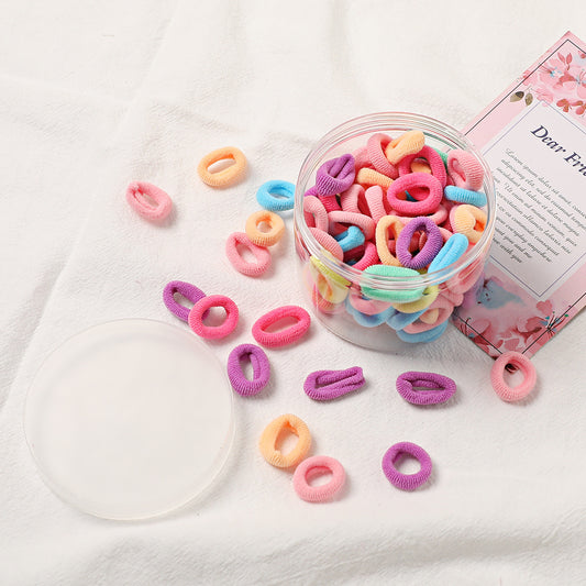 100pcs High Stretch Hair Rope Hair Bands for Girls