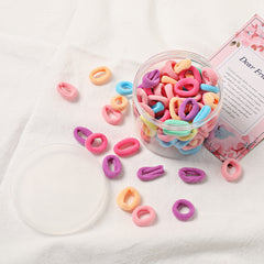 100pcs High Stretch Hair Rope Hair Bands for Girls