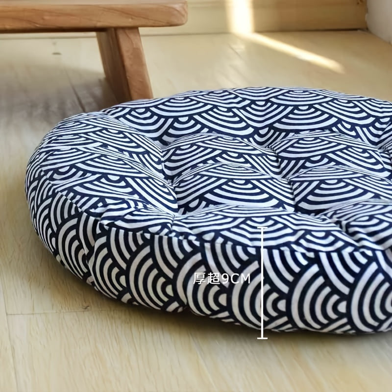 Cozy Round Cat Nest Mat, Thickened Fabric
