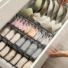 3pcs Fabric Underwear Storage Boxes Clothes Organizer Drawers