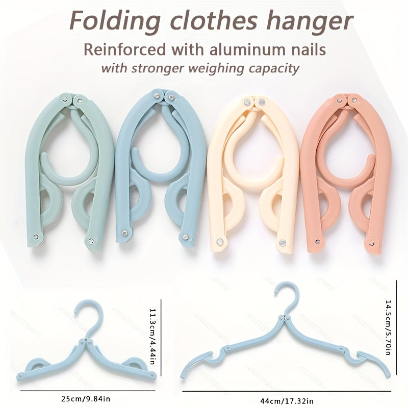 Portable Travel Clothes Hanger Aluminum Nail Fixed Linking