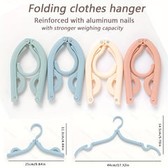 Portable Travel Clothes Hanger Aluminum Nail Fixed Linking