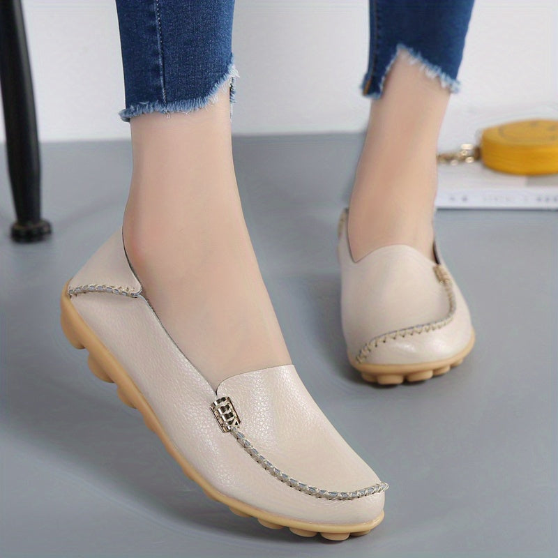 Women's Lightweight Slip On Flat Shoes Soft Sole Loafers Non Slip Driving Flats