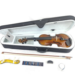 Ebony Cheek Rest Maple Panel Violin for Beginners