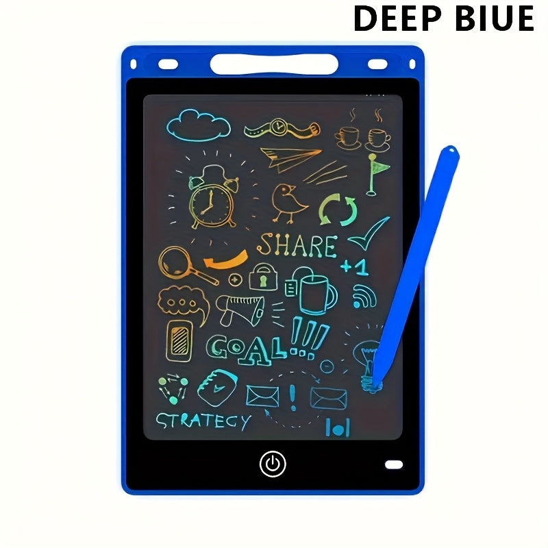 Colorful LCD Drawing Tablet for Kids, Erasable Doodle Board