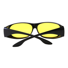 Night Vision Driving Glasses Set Mirror Rain Snow Fog Brightening Goggles