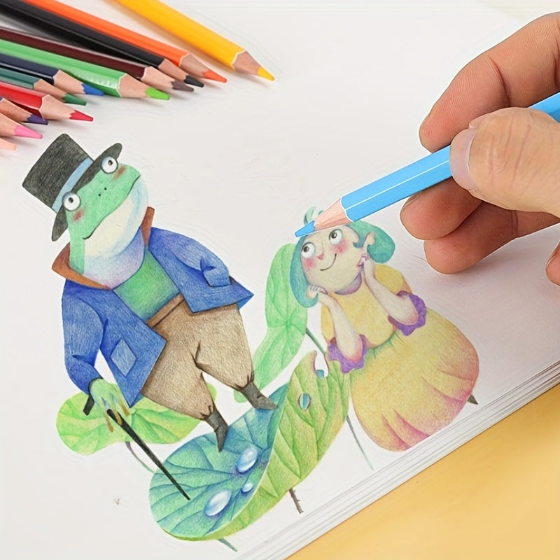 12 Colors High Quality Water Soluble Metal Fluorescent Drawing Pencils