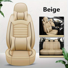 5 seat All inclusive PU Leather Car Seat Cover