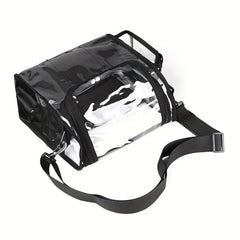 Clear Makeup Organizer Bag Cosmetic Bag With Sturdy Zipper And External Pockets