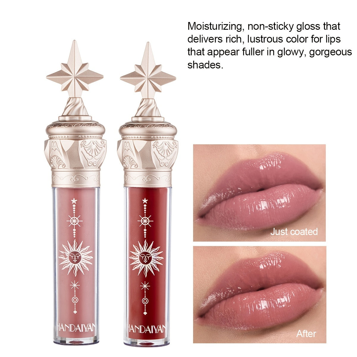 Lip Gloss Lustrous Dewy Texture Hydrating Lip Glaze