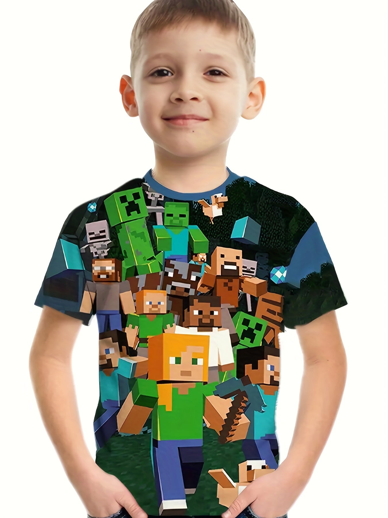 Kids Building Block Graphic T-shirt