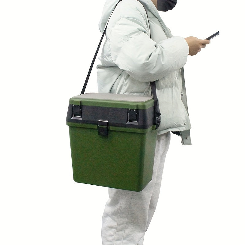 Large Capacity Fishing Tackle Box Multifunction Plastic Seat Box
