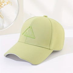 Irregular Brim Cotton Baseball Cap Candy 3D Embroidery Couple Sun Hat