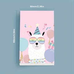 Alpaca Cartoon Sticker Set for Office and Student Stationery