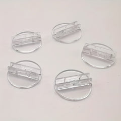25-50pcs Round Card Holder Game Seat Card Holder Transparent Plastic Base