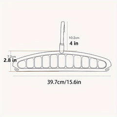Foldable Heavy Duty Clothes Hanger Household Space Saving Organizer