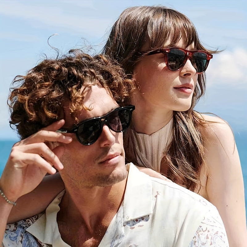 Rivet Decor Sunglasses UV400 for Beach Driving