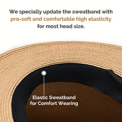 Wide Brim Straw Sun Hat Ribbon Bow French Style Beach Hat