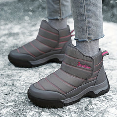 Plush Lined Waterproof Snow Boots Non Slip Comfortable Shoes