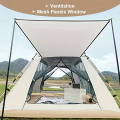 Portable Folding Tent 210D Oxford Cloth Tent For Camping