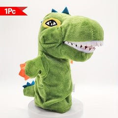 Interactive Dinosaur Hand Puppet Plush Toy for Kids