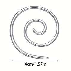 2pcs Spiral Cable Knitting Needle Circular Yarn Sewing Bent Tapestry Needles