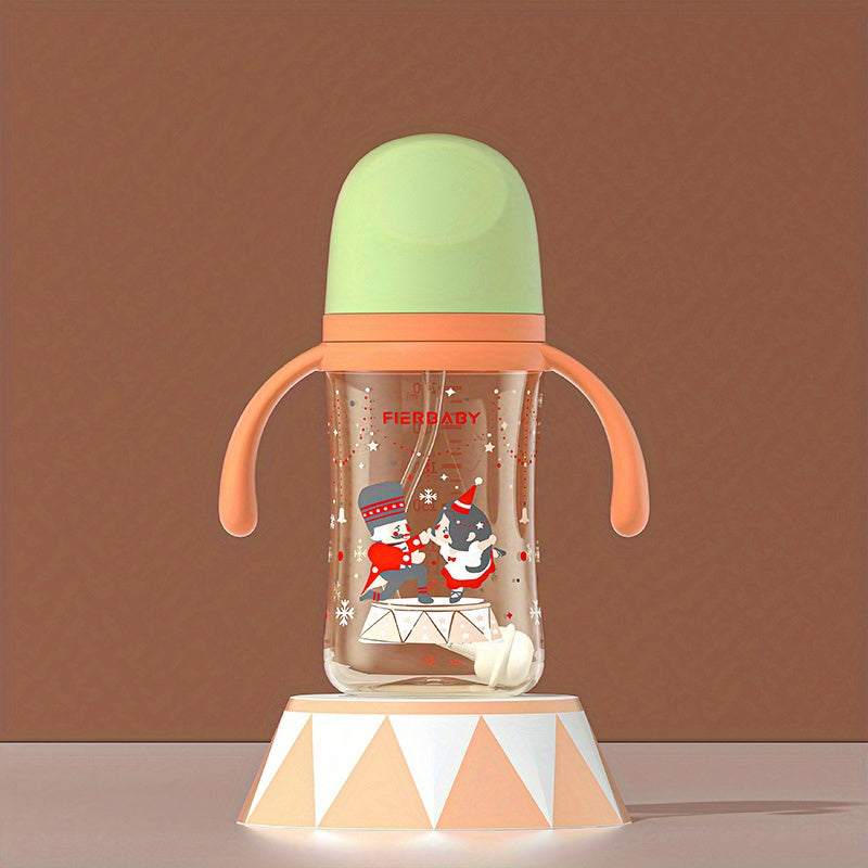 6 Month High Temp Resistant Milk Bottle - Anti Fall & Anti Flatulence