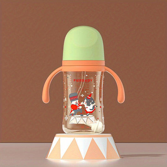 6 Month High Temp Resistant Milk Bottle - Anti Fall & Anti Flatulence