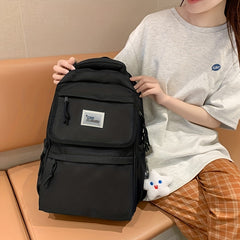 Large Capacity Zipper Backpack School Bag