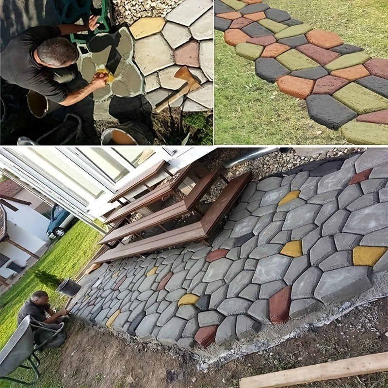 Cement Paving Mold Flower Brick Embossed Floor Gardening Paving Mold