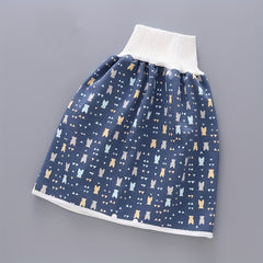 High Waist Baby Diaper Skirt - Waterproof & Washable