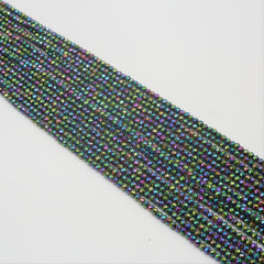 Green Point Cut Bead Beaded 38 Cm 14 9'' Stone Faceted Loose Gemstone Bead