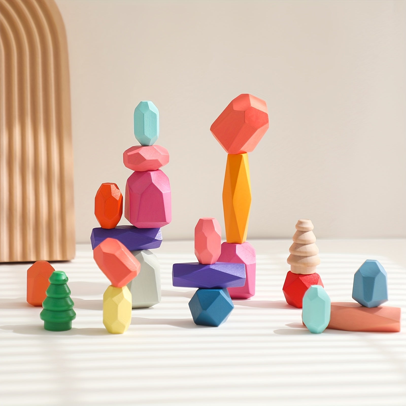 Wooden Stacking Puzzle Balance Toy for Kids