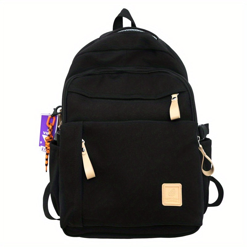 Preppy Style Laptop Backpack for Teenagers