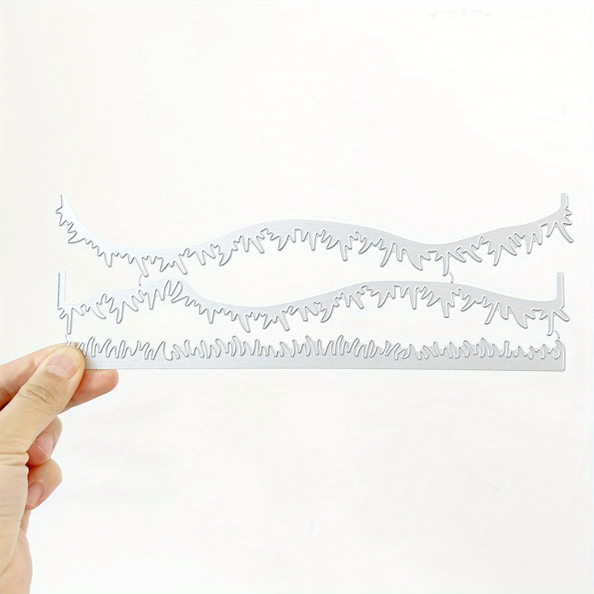 1pc Grass Cutter Model DIY Metal Embossing Scissors Scrapbook Cutting Mold