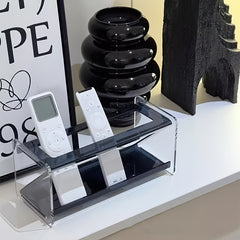 Large Office Remote Control Pen Holder Stationery Storage Box