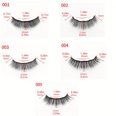 5 Pairs Magnetic Eyelashes Extension Kit Natural Look