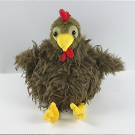 28Cm Chicken Plush Toy Rooster Shape Soft Comfortable Home Decoration Birthday