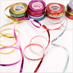 10pcs Metallic Balloon Ribbon Mixed Balloon Tie For Gift Craft Bouquet