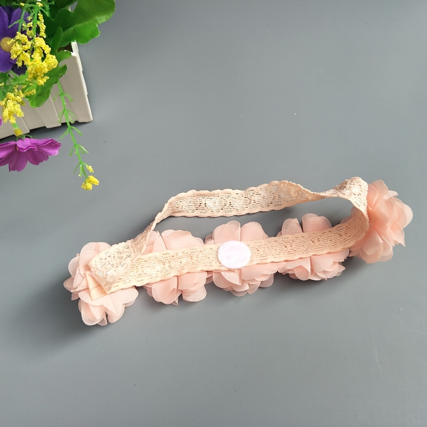 2pcs Infant Flower Headbands Hair Accessories for Baby Girls